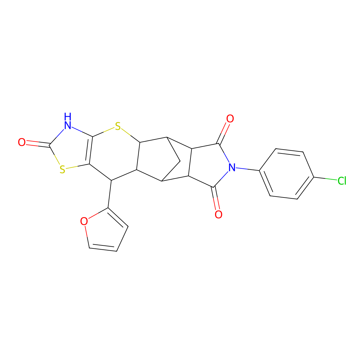 C23H17ClN2O4S2 molecular structure, CAS 1212143-40-2