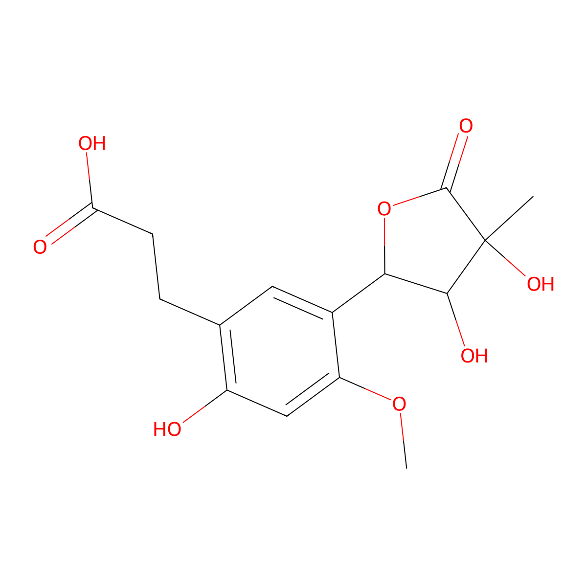 Secodihydro-hydramicromelin B molecular structure, CAS 1212148-58-7