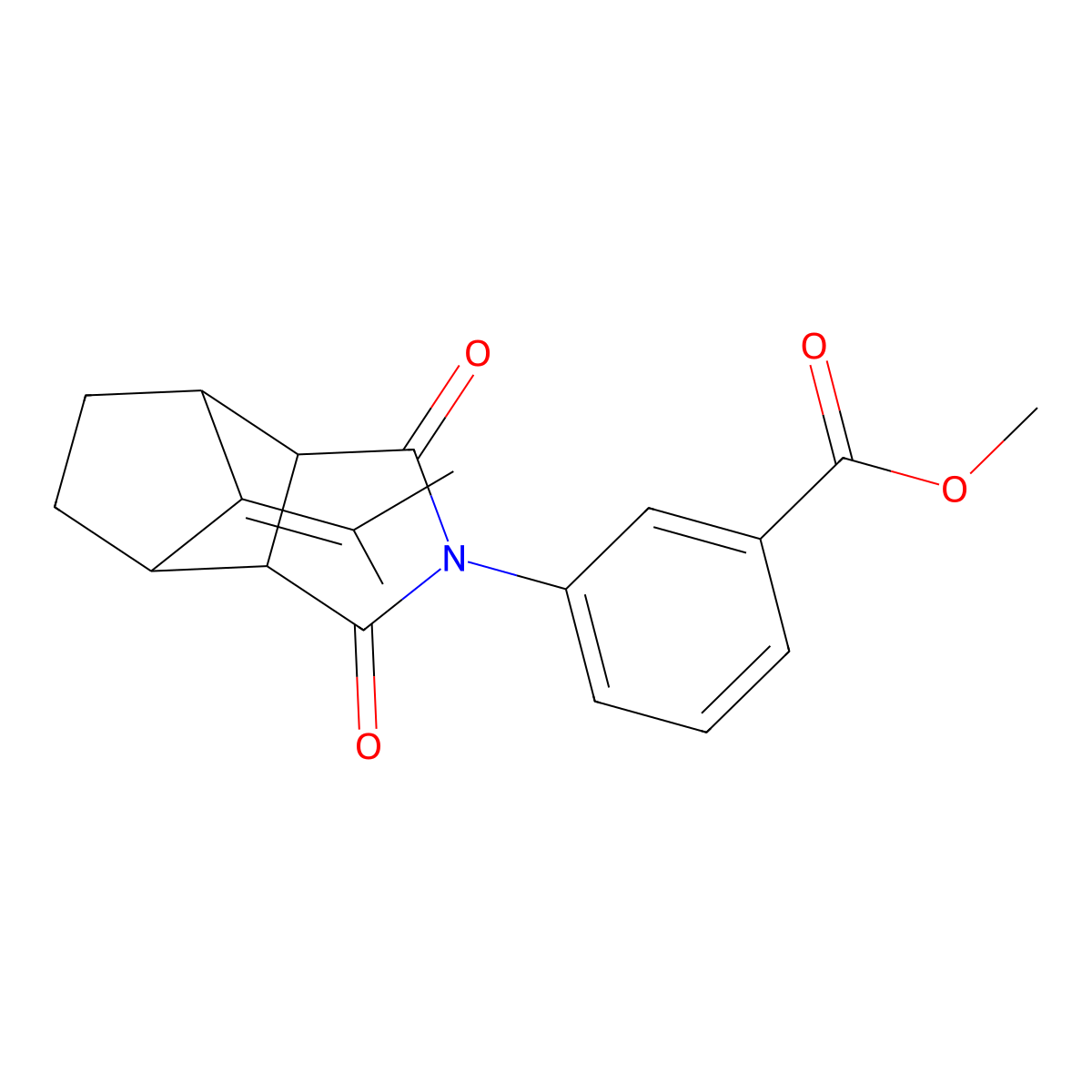 methyl 3-[1,3-dioxo-8-(propan-2-ylidene)octahydro-2H-4,7-methanoisoindol-2-yl]benzoate molecular structure, CAS 1212162-14-5