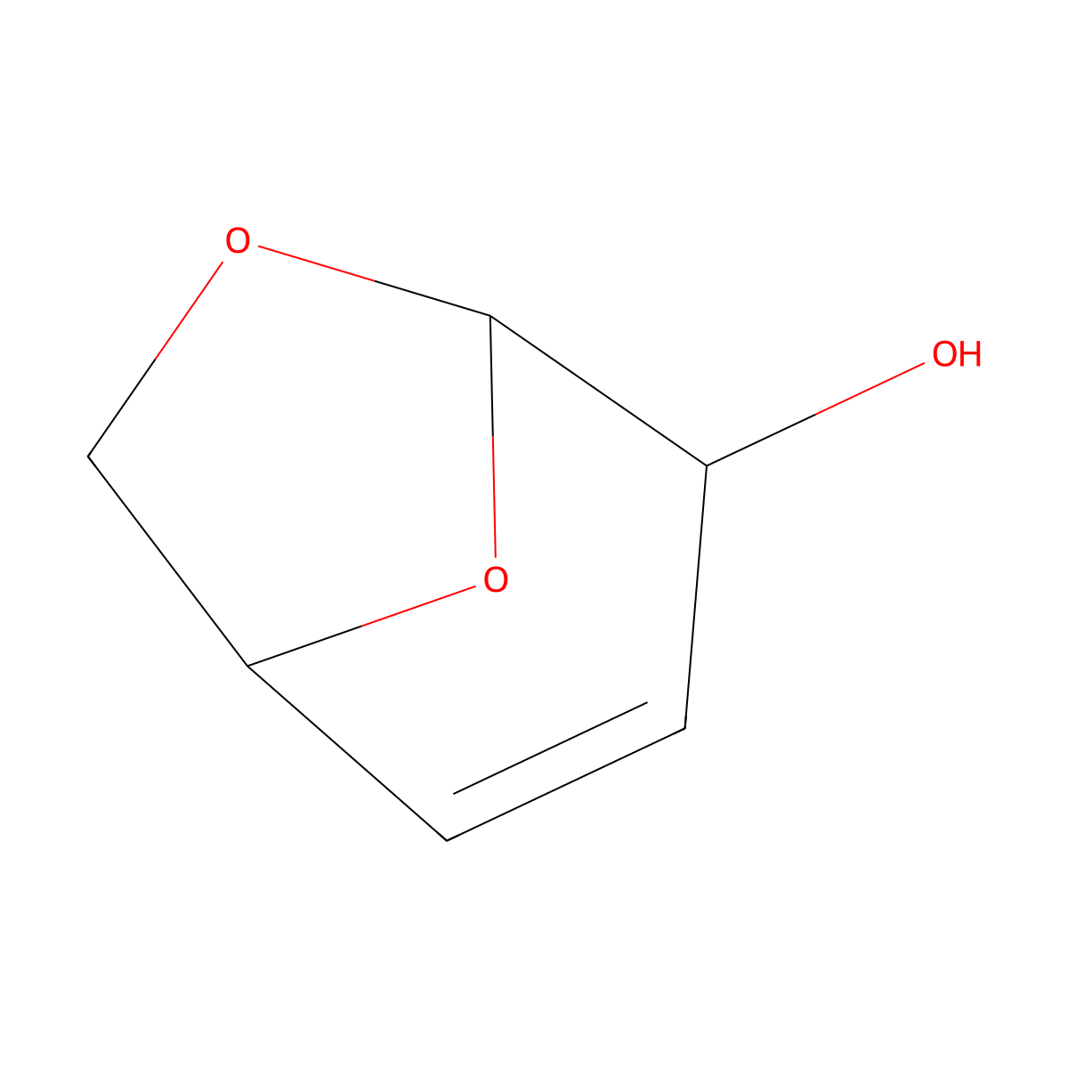 6,8-Dioxabicyclo[3.2.1]oct-2-en-4-ol molecular structure, CAS 1212181-78-6