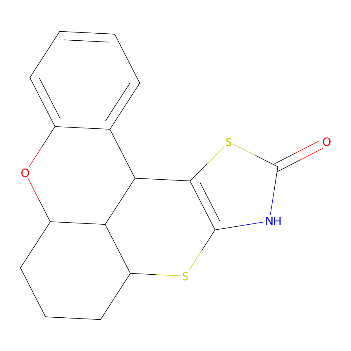 3,4a,4a1,5,6,7,7a,12b-octahydro-2H-chromeno[4',3',2':4,5]thiochromeno[2,3-d]thiazol-2-one molecular structure, CAS 1212181-86-6
