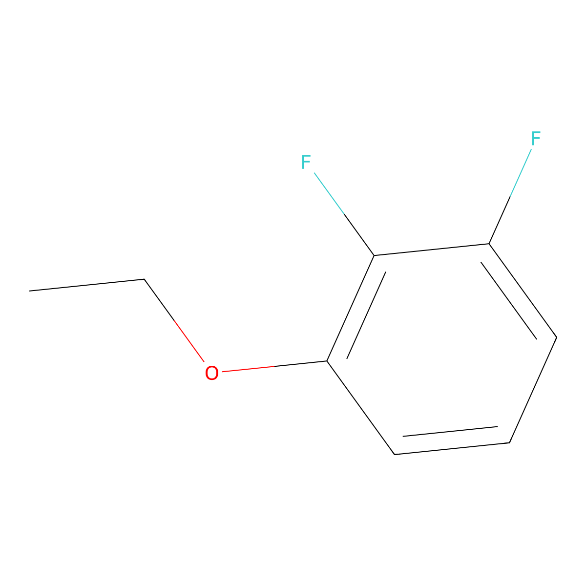 1-Ethoxy-2,3-Difluorobenzene molecular structure, CAS 121219-07-6
