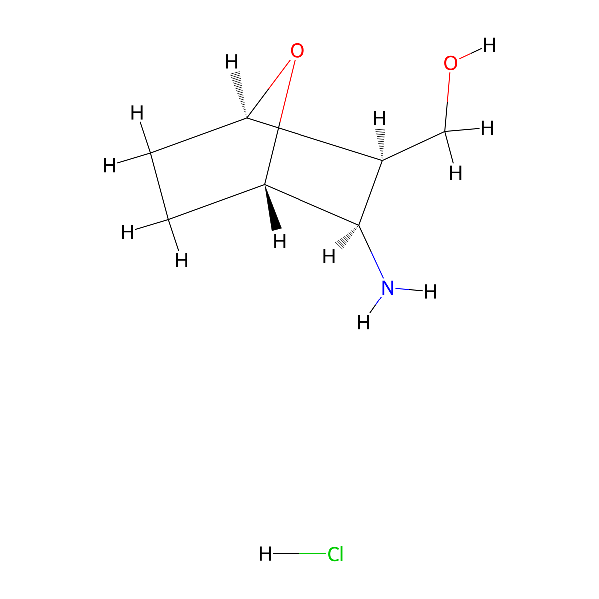 diexo-3-Amino-7-oxa-bicyclo[2.2.1]heptyl-2-methanol hydrochloride molecular structure, CAS 1212243-79-2