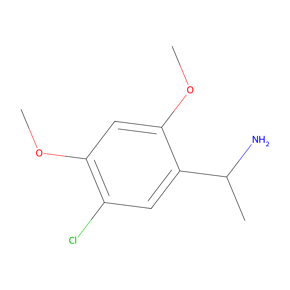 (1R)-1-(5-chloro-2,4-dimethoxyphenyl)ethan-1-amine molecular structure, CAS 1212253-67-2