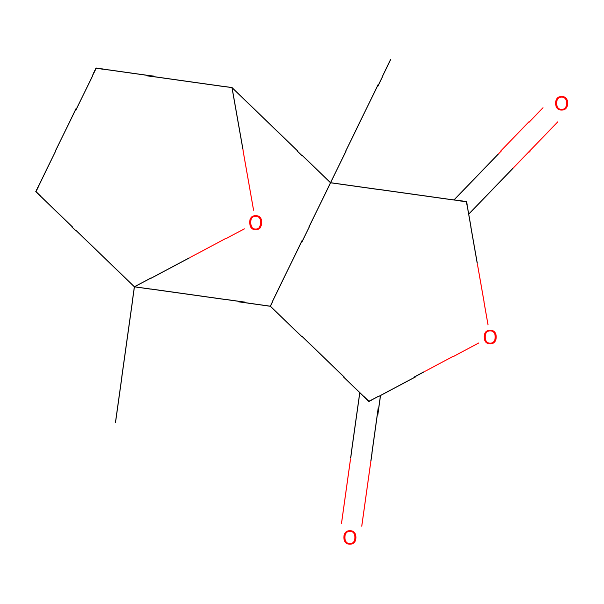 1,6-Dimethyl-4,10-dioxatricyclo[5.2.1.0~2,6~]decane-3,5-dione molecular structure, CAS 1212255-03-2