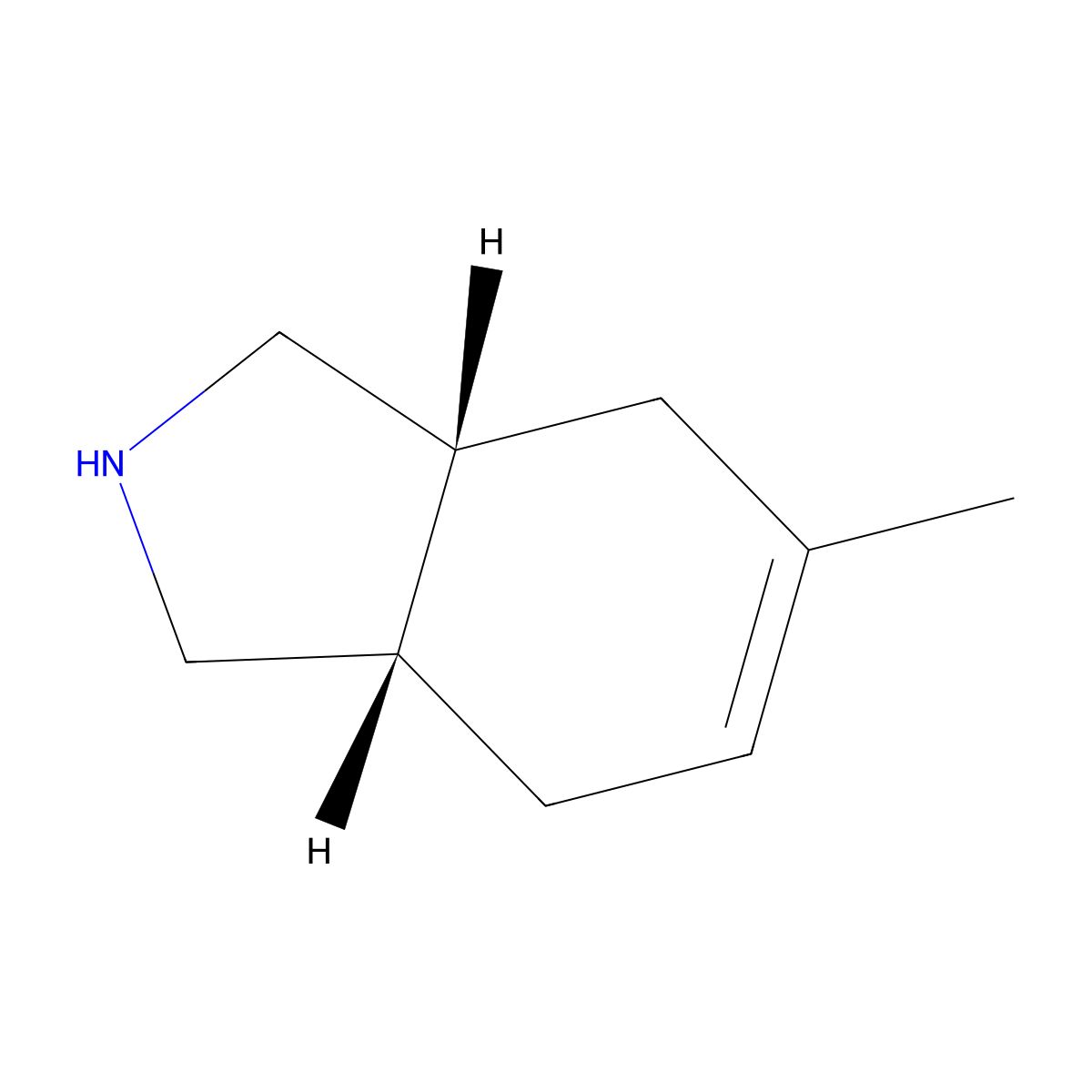 cis-5-Methyl-2,3,3a,4,7,7a-hexahydro-1H-isoindole molecular structure, CAS 1212269-83-4