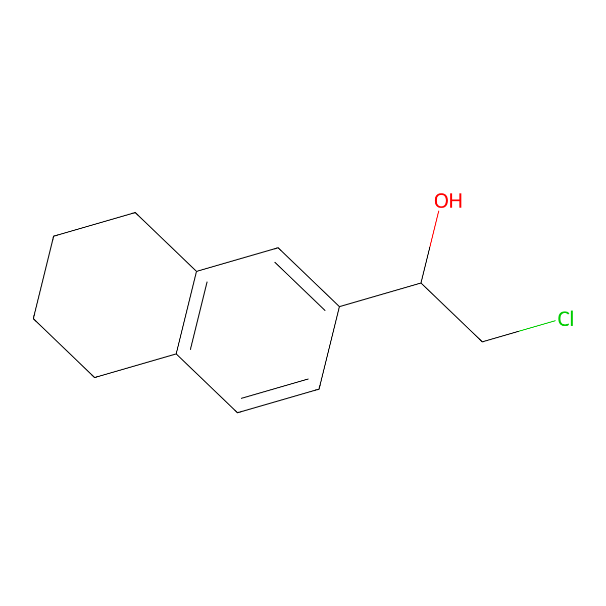 (1S)-2-Chloro-1-(5,6,7,8-tetrahydronaphthalen-2-yl)ethan-1-ol molecular structure, CAS 1212347-18-6