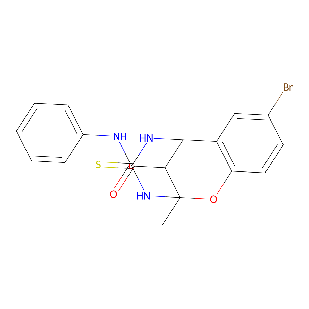 8-bromo-2-methyl-N-phenyl-4-thioxo-3,4,5,6-tetrahydro-2H-2,6-methanobenzo[g][1,3,5]oxadiazocine-11-carboxamide molecular structure, CAS 1212381-57-1