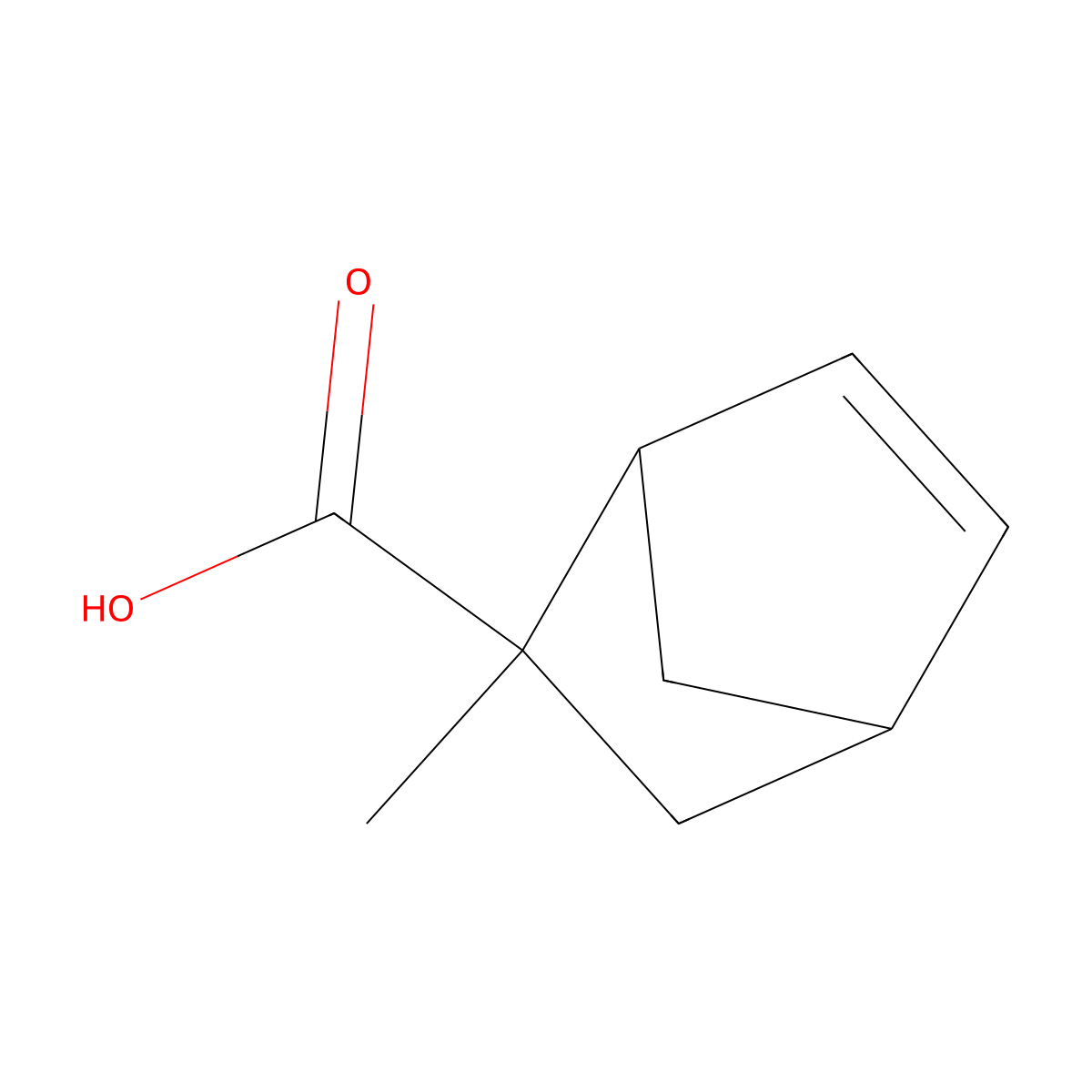 (1S,4S)-2-Methylbicyclo[2.2.1]hept-5-ene-2-carboxylic acid molecular structure, CAS 1212432-27-3