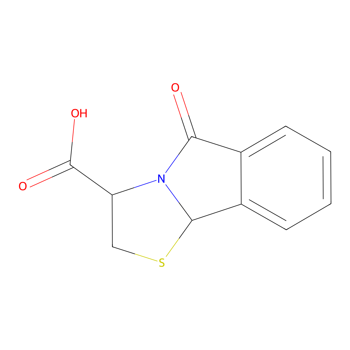 (3R)-5-oxo-3,9b-dihydro-2H-[1,3]thiazolo[2,3-a]isoindole-3-carboxylic acid molecular structure, CAS 1212467-62-3