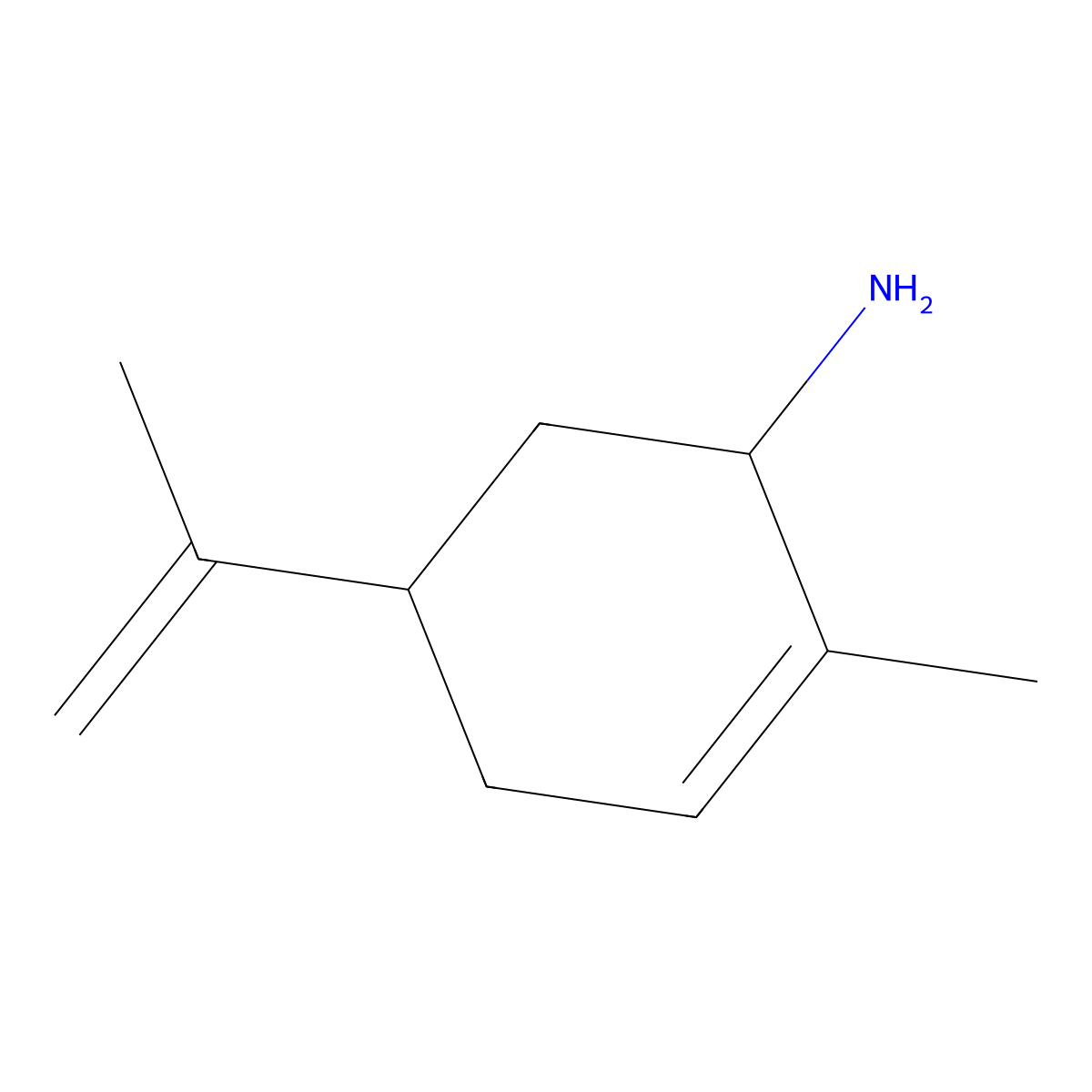 (5S)-2-methyl-5-(prop-1-en-2-yl)cyclohex-2-en-1-amine molecular structure, CAS 1212484-48-4