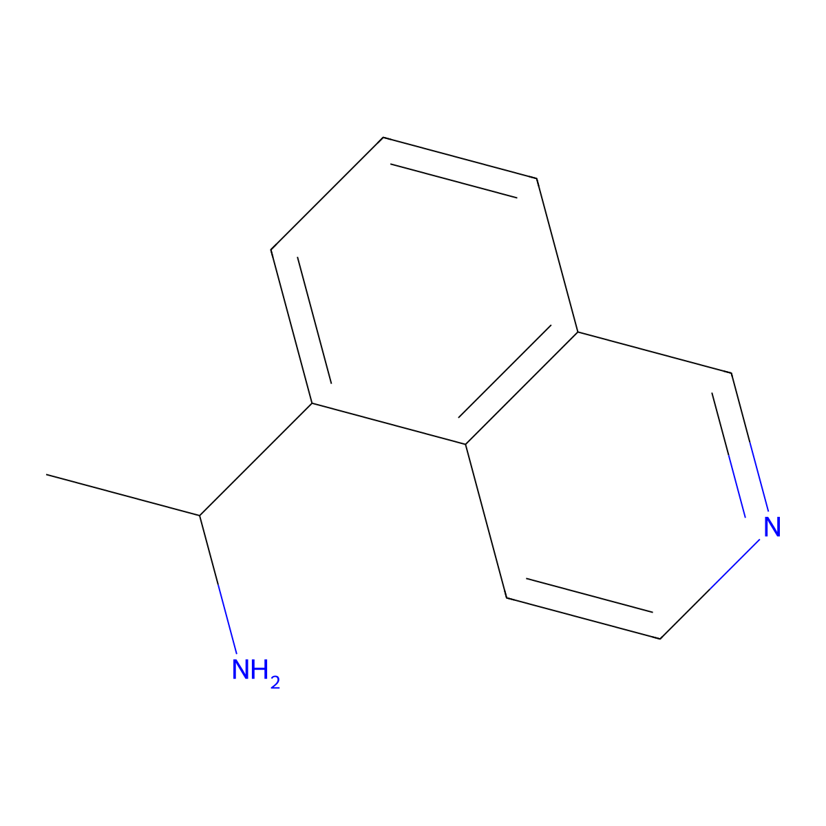 (1R)-1-(5-Isoquinolyl)ethylamine molecular structure, CAS 1212802-19-1