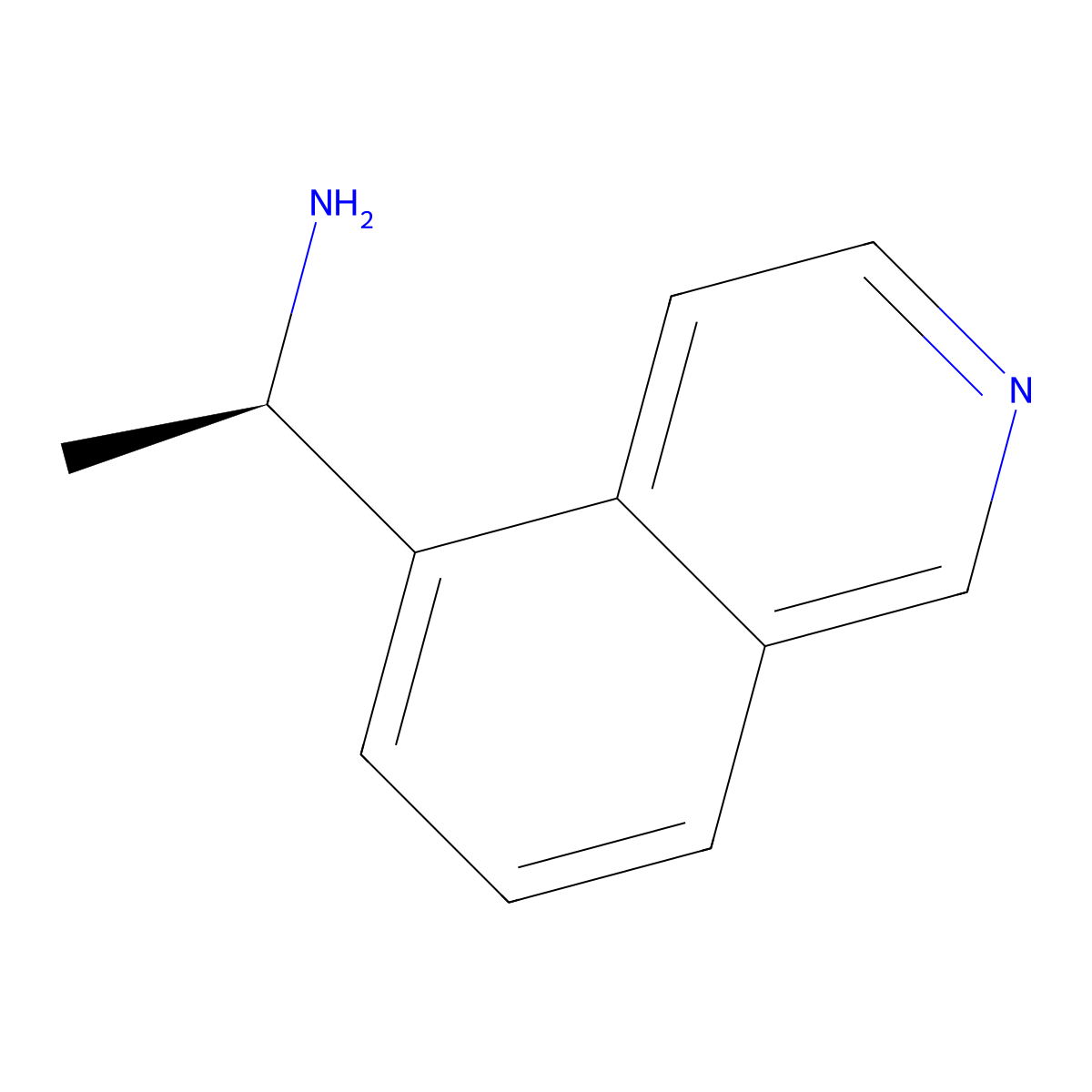 (1R)-1-(5-Isoquinolyl)ethylamine molecular structure, CAS 1212802-19-1