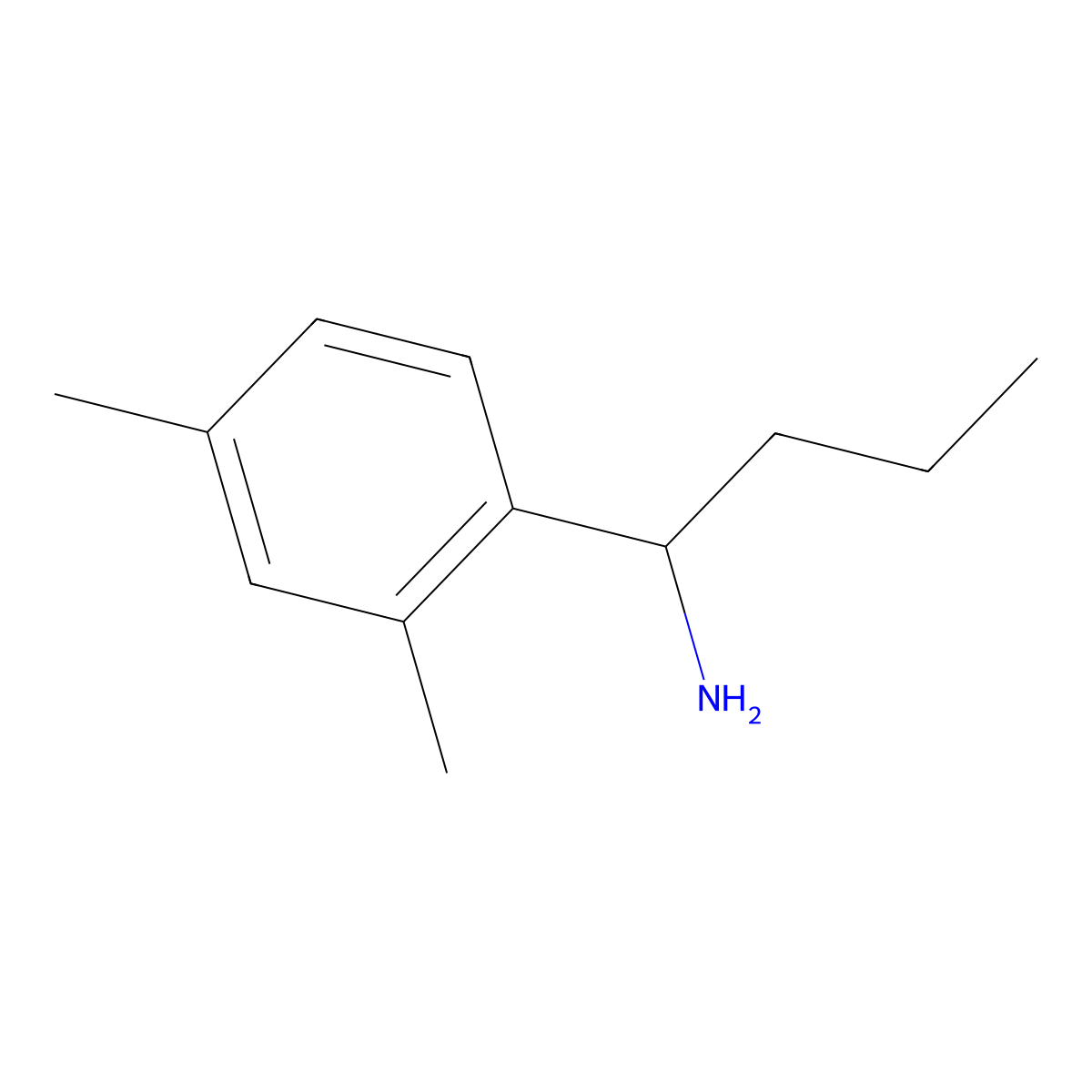 (S)-1-(2,4-Dimethylphenyl)butan-1-amine molecular structure, CAS 1212807-77-6