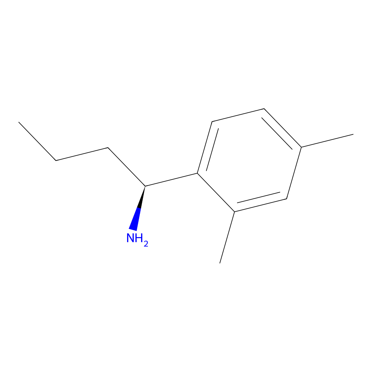(S)-1-(2,4-Dimethylphenyl)butan-1-amine molecular structure, CAS 1212807-77-6