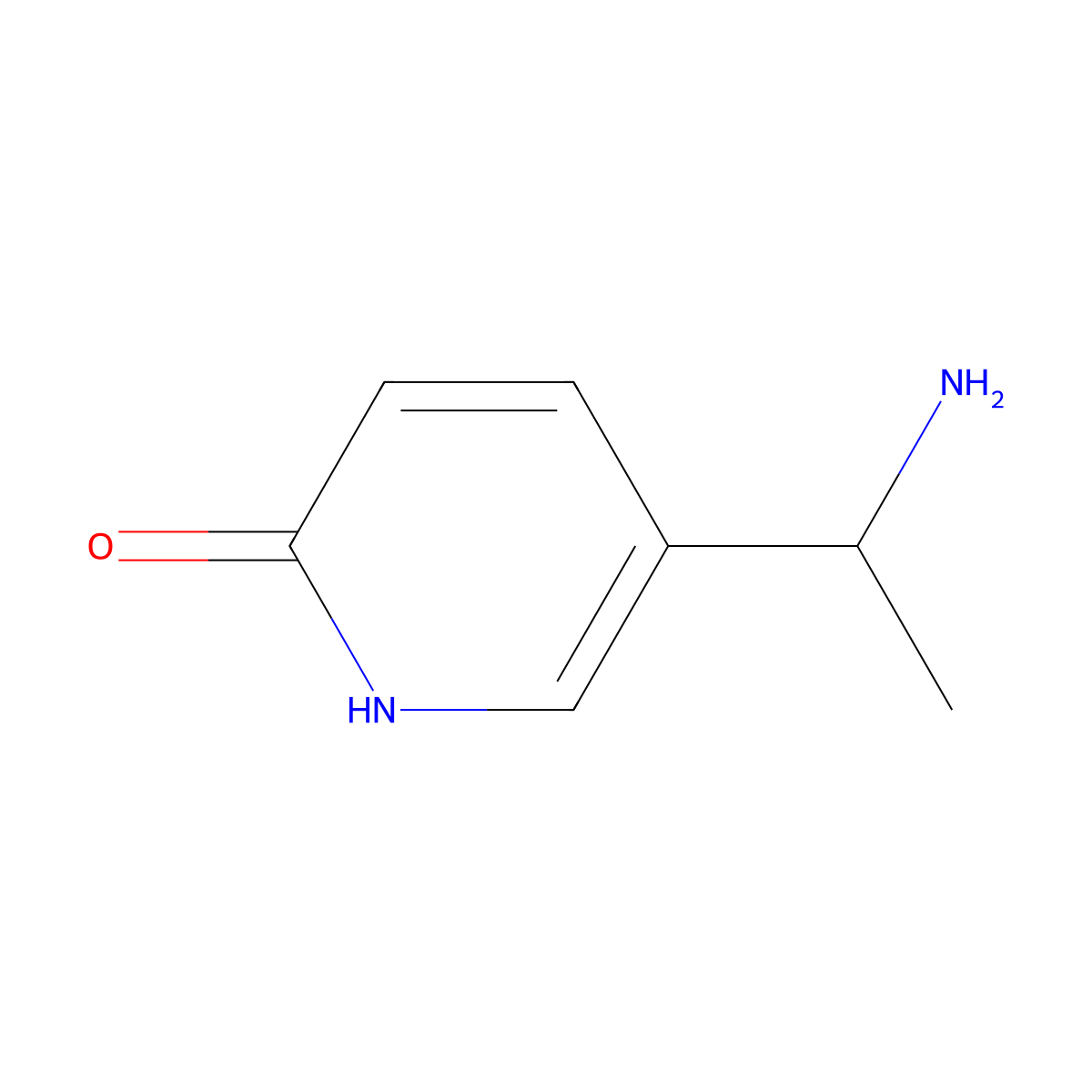 5-[(1S)-1-aminoethyl]-1,2-dihydropyridin-2-one molecular structure, CAS 1212815-19-4
