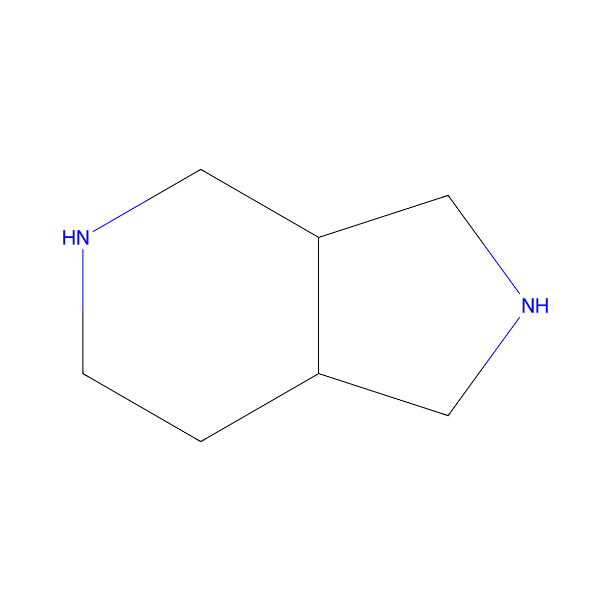 cis-Octahydro-pyrrolo[3,4-c]pyridine molecular structure, CAS 1212823-21-6