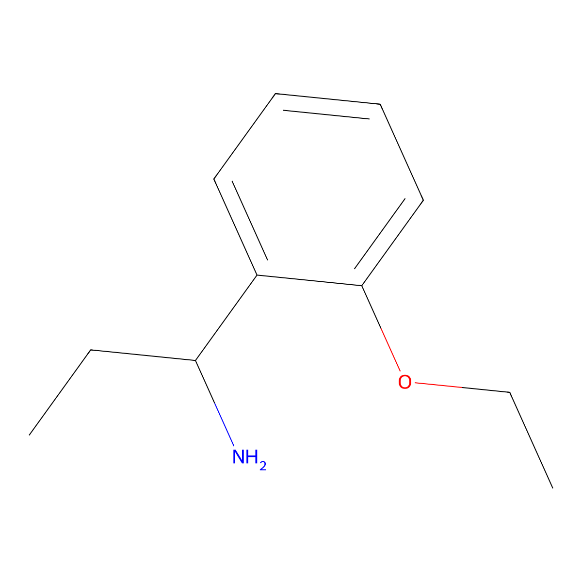 (R)-1-(2-Ethoxyphenyl)propan-1-amine molecular structure, CAS 1212824-60-6