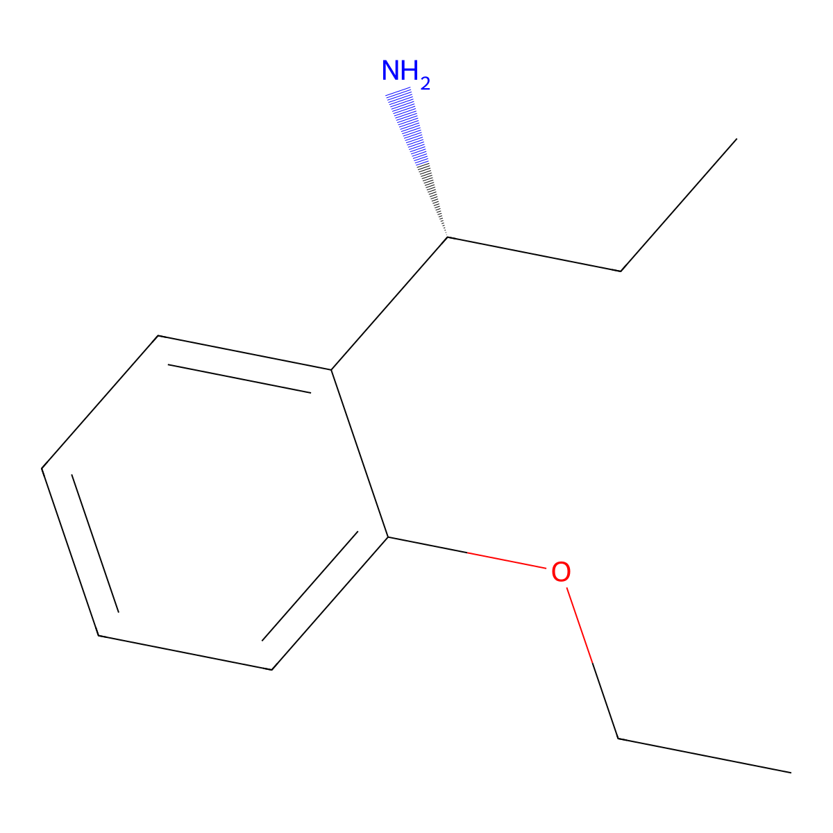(R)-1-(2-Ethoxyphenyl)propan-1-amine molecular structure, CAS 1212824-60-6