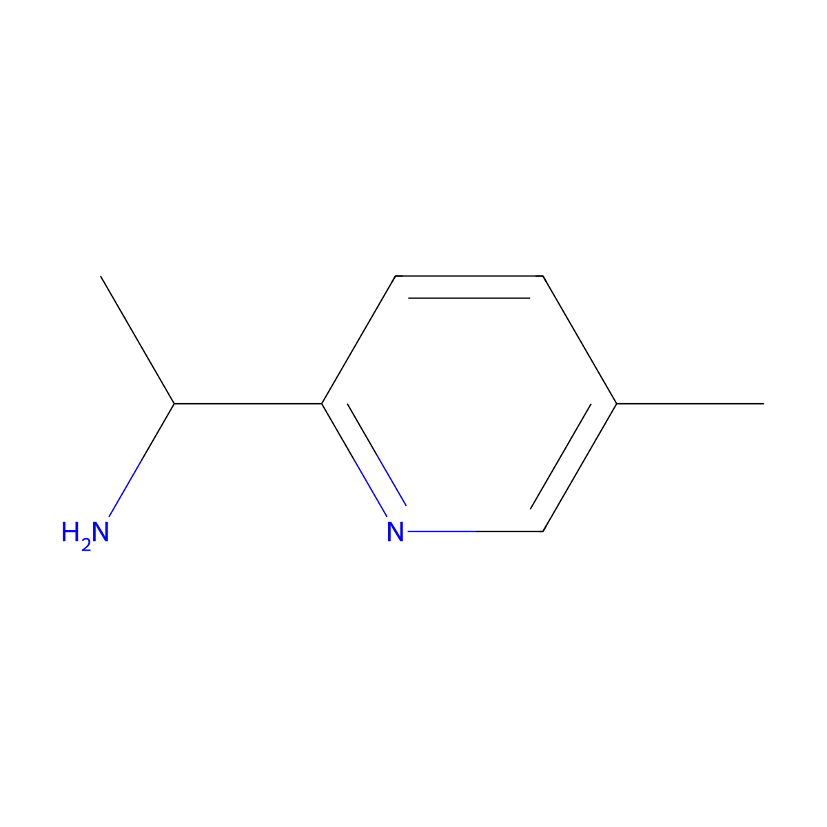 (R)-1-(5-Methylpyridin-2-YL)ethan-1-amine molecular structure, CAS 1212827-83-2