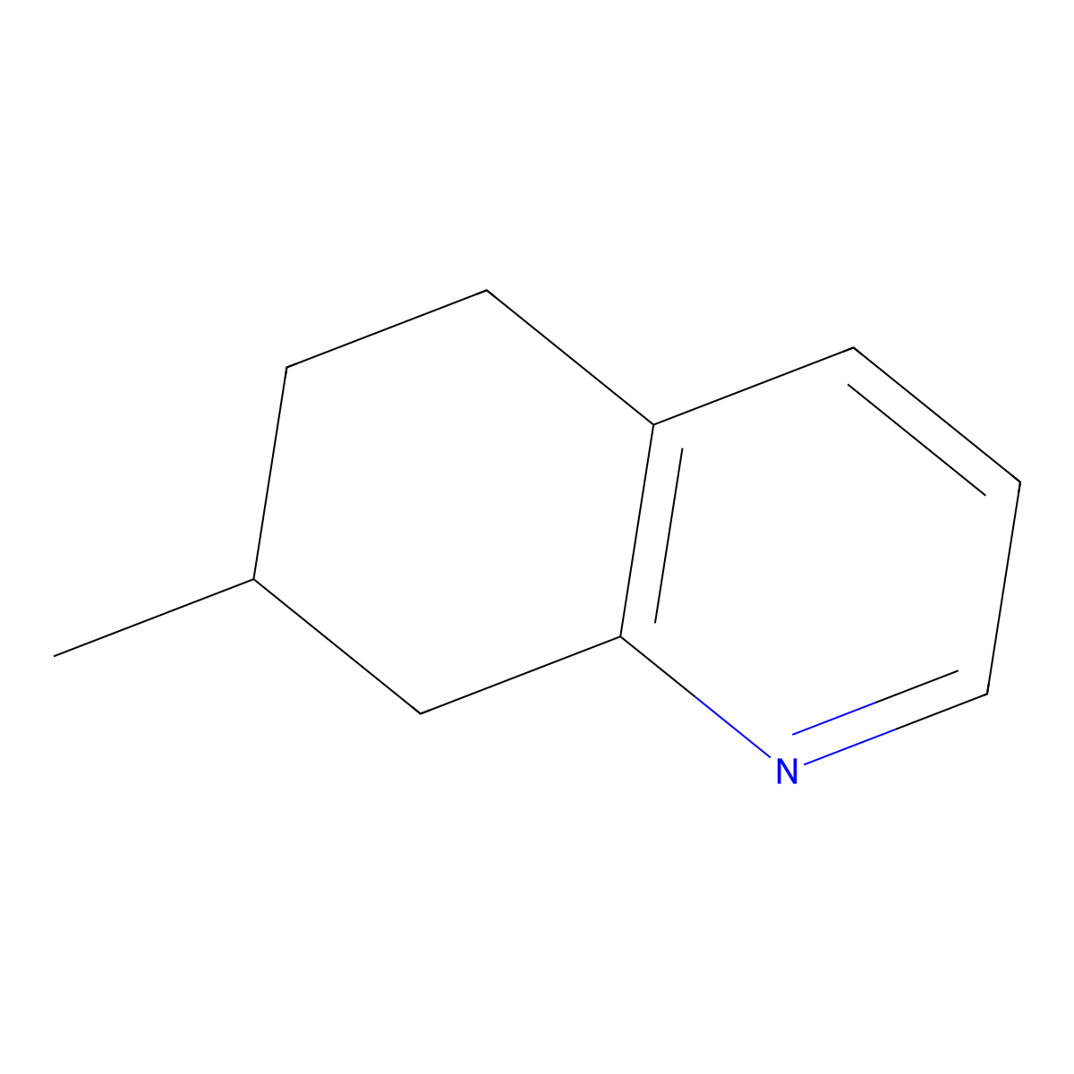 7-Methyl-5,6,7,8-tetrahydroquinoline molecular structure, CAS 121283-06-5