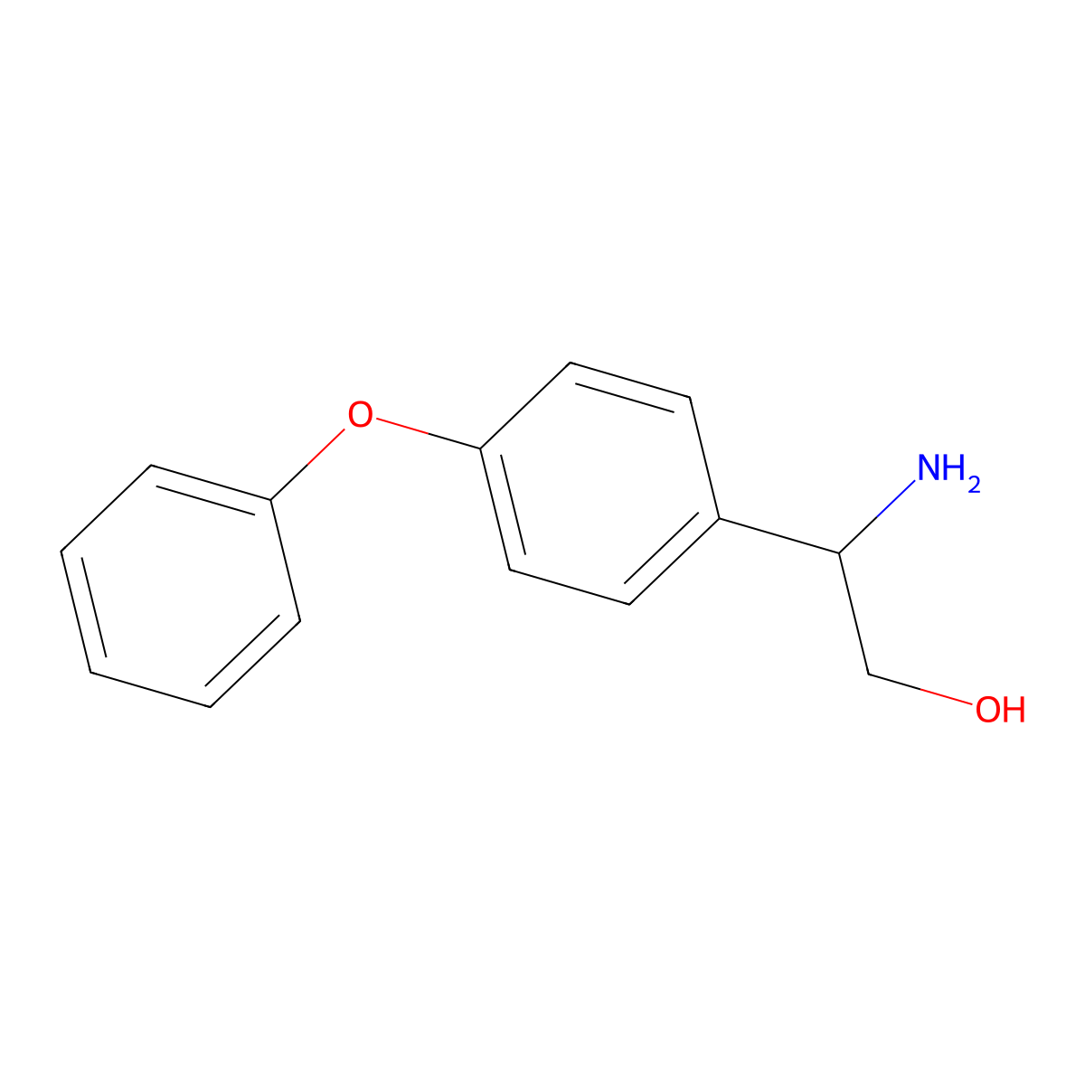 (r)-2-Amino-2-(4-phenoxyphenyl)ethan-1-ol molecular structure, CAS 1212833-12-9
