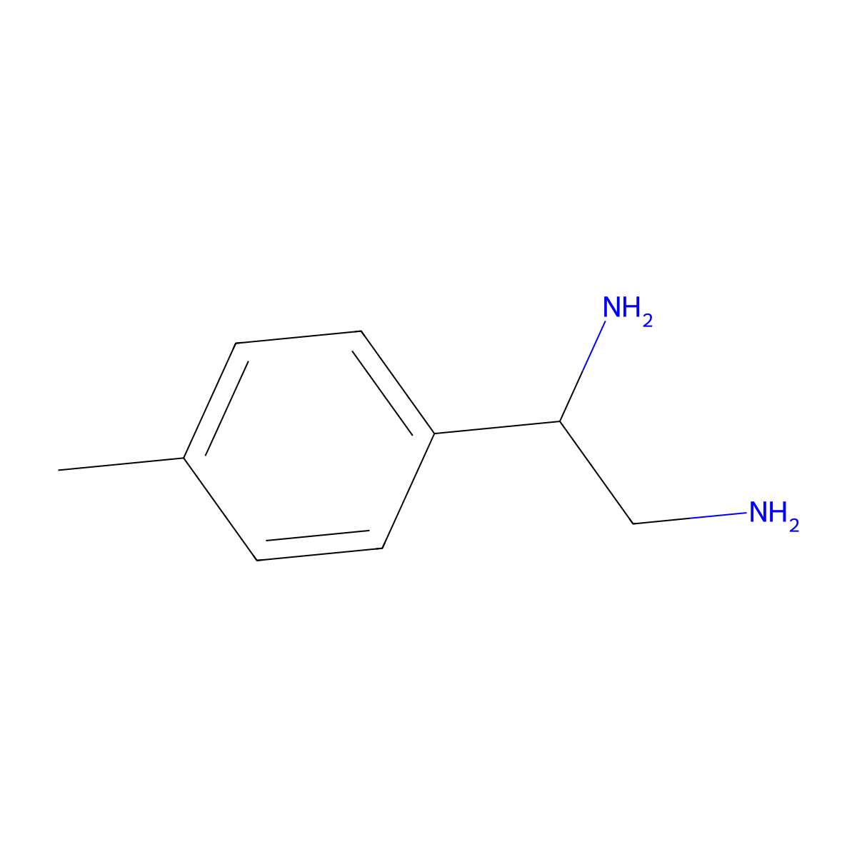 (1S)-1-(4-Methylphenyl)ethane-1,2-diamine molecular structure, CAS 1212836-86-6