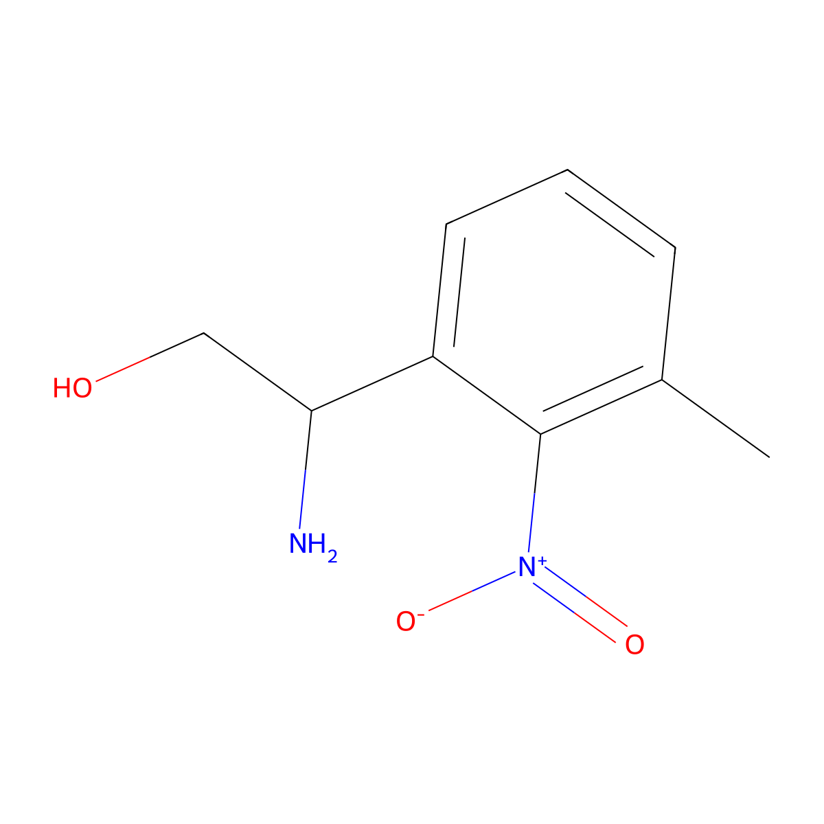 (r)-2-Amino-2-(3-methyl-2-nitrophenyl)ethan-1-ol molecular structure, CAS 1212846-20-2
