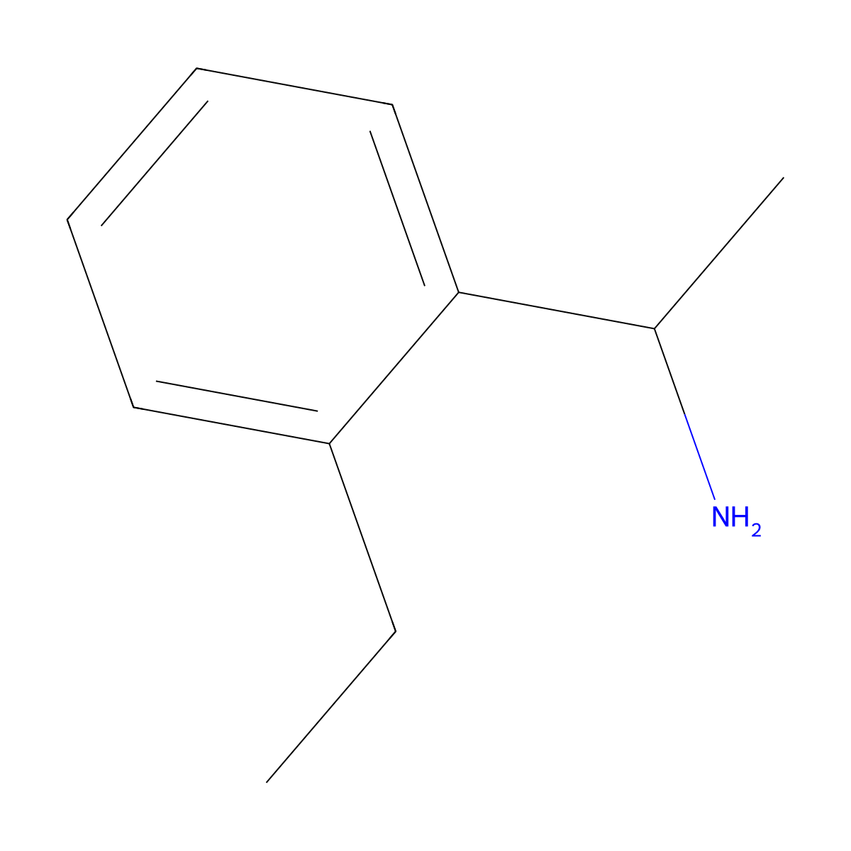 (R)-1-(2-Ethylphenyl)ethan-1-amine molecular structure, CAS 1212859-34-1