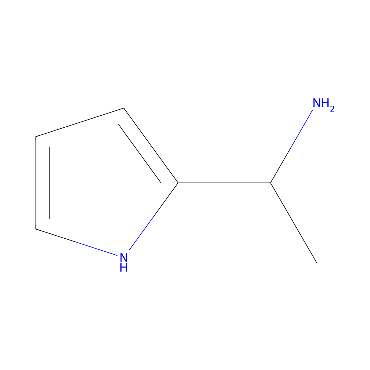 (1R)-1-(1H-pyrrol-2-yl)ethan-1-amine molecular structure, CAS 1212871-09-4
