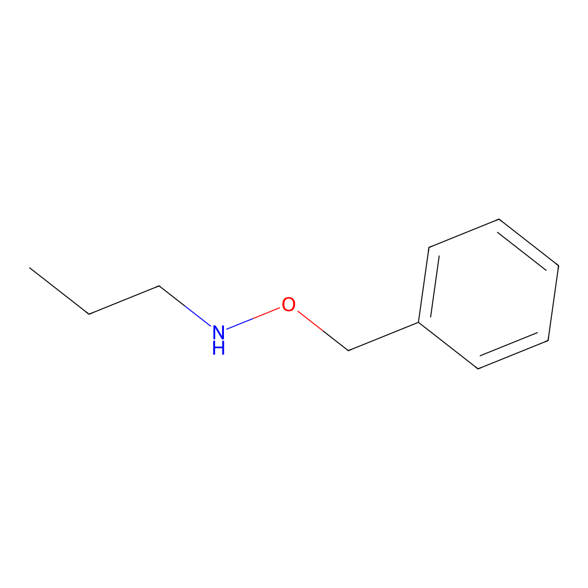 (Benzyloxy)(propyl)amine molecular structure, CAS 121289-95-0