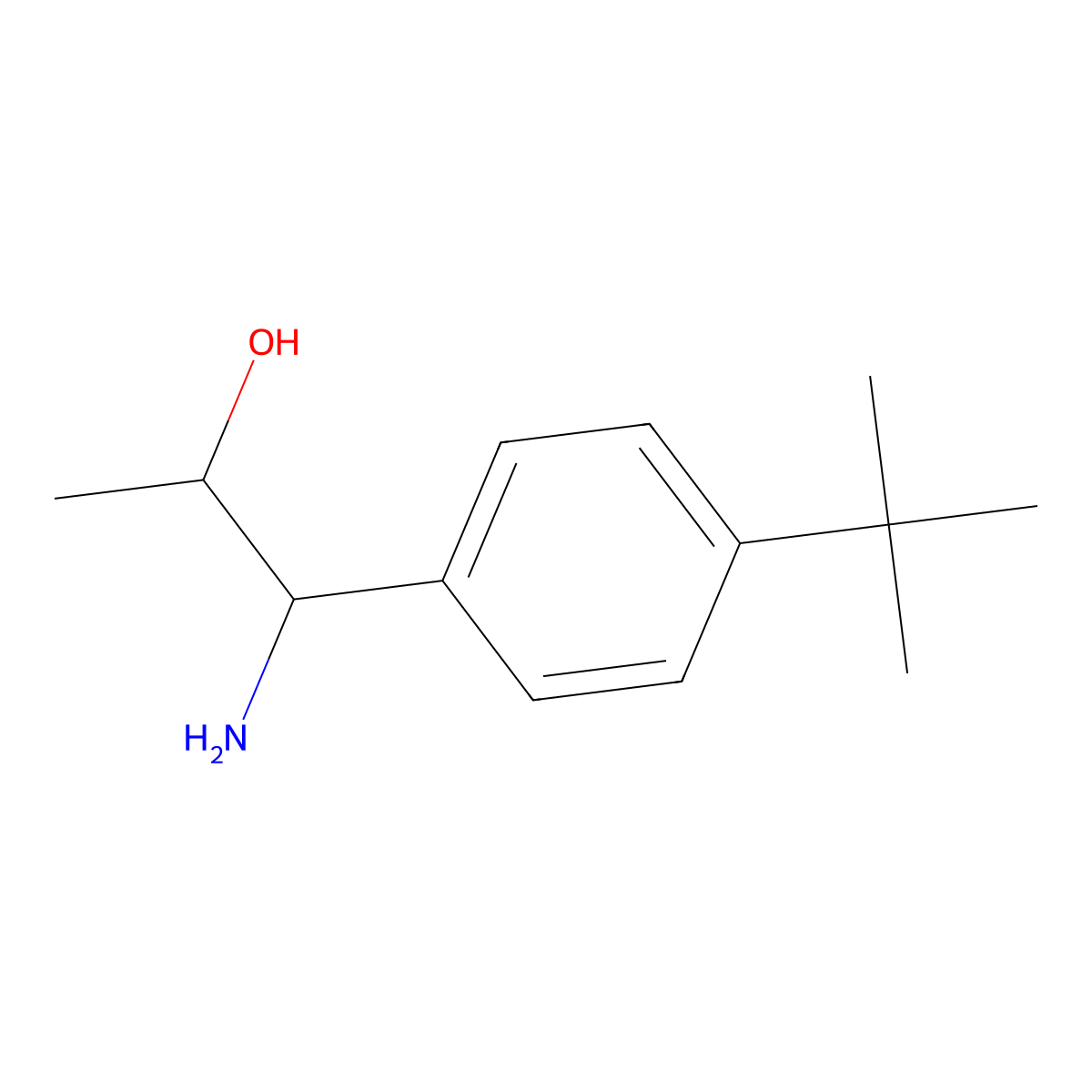 (1S,2R)-1-Amino-1-[4-(tert-butyl)phenyl]propan-2-OL molecular structure, CAS 1212891-09-2