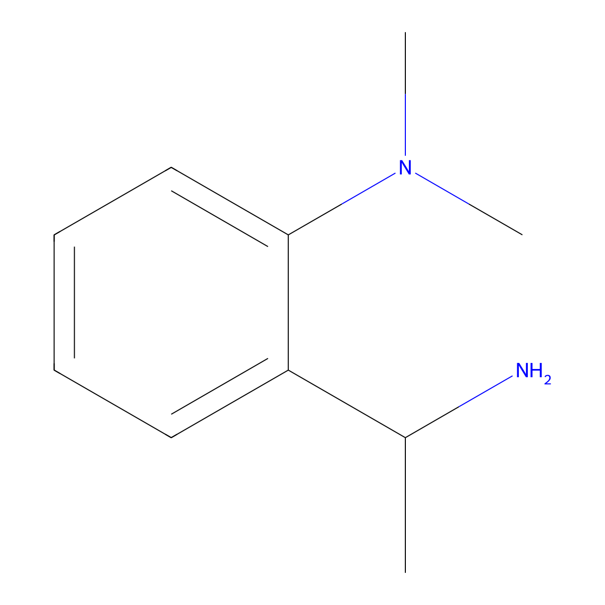 2-[(1R)-1-aminoethyl]-N,N-dimethylaniline molecular structure, CAS 1212902-74-3
