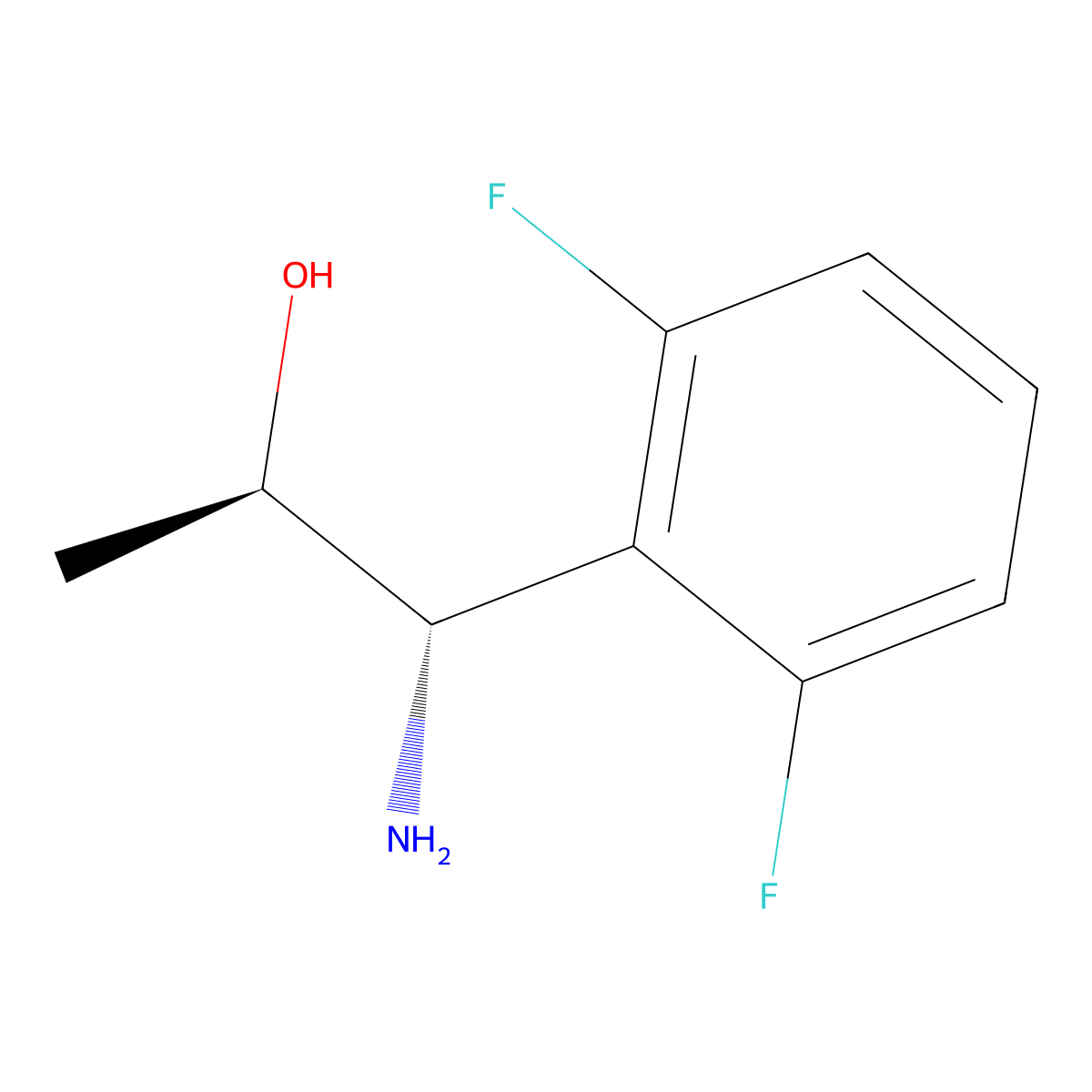 (1S,2R)-1-Amino-1-(2,6-difluorophenyl)propan-2-OL molecular structure, CAS 1212903-65-5