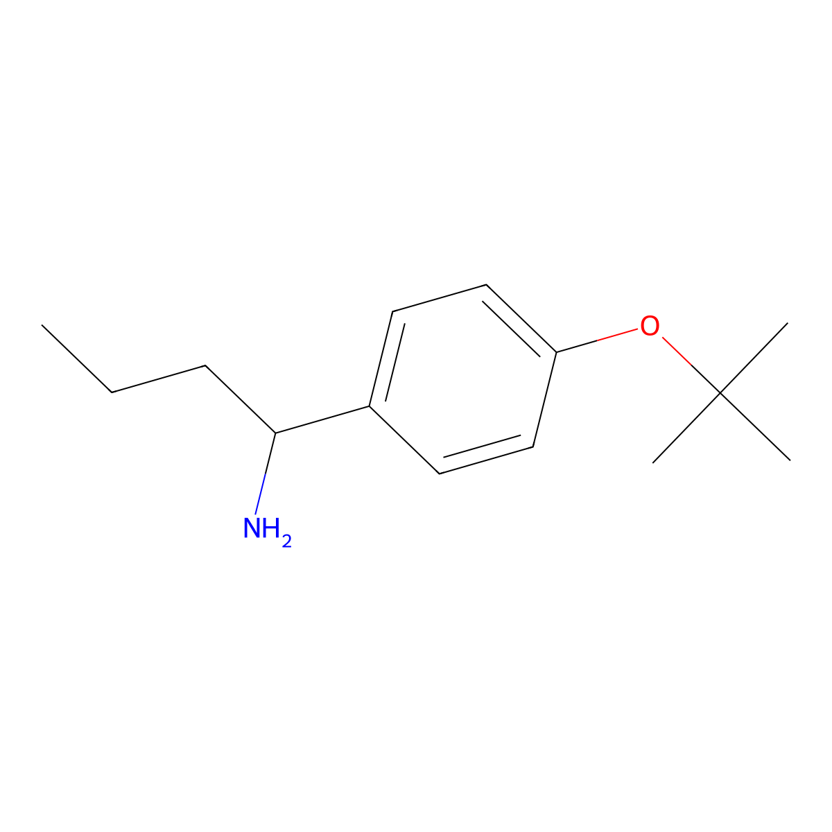 (S)-1-(4-(tert-Butoxy)phenyl)butan-1-amine molecular structure, CAS 1212912-45-2