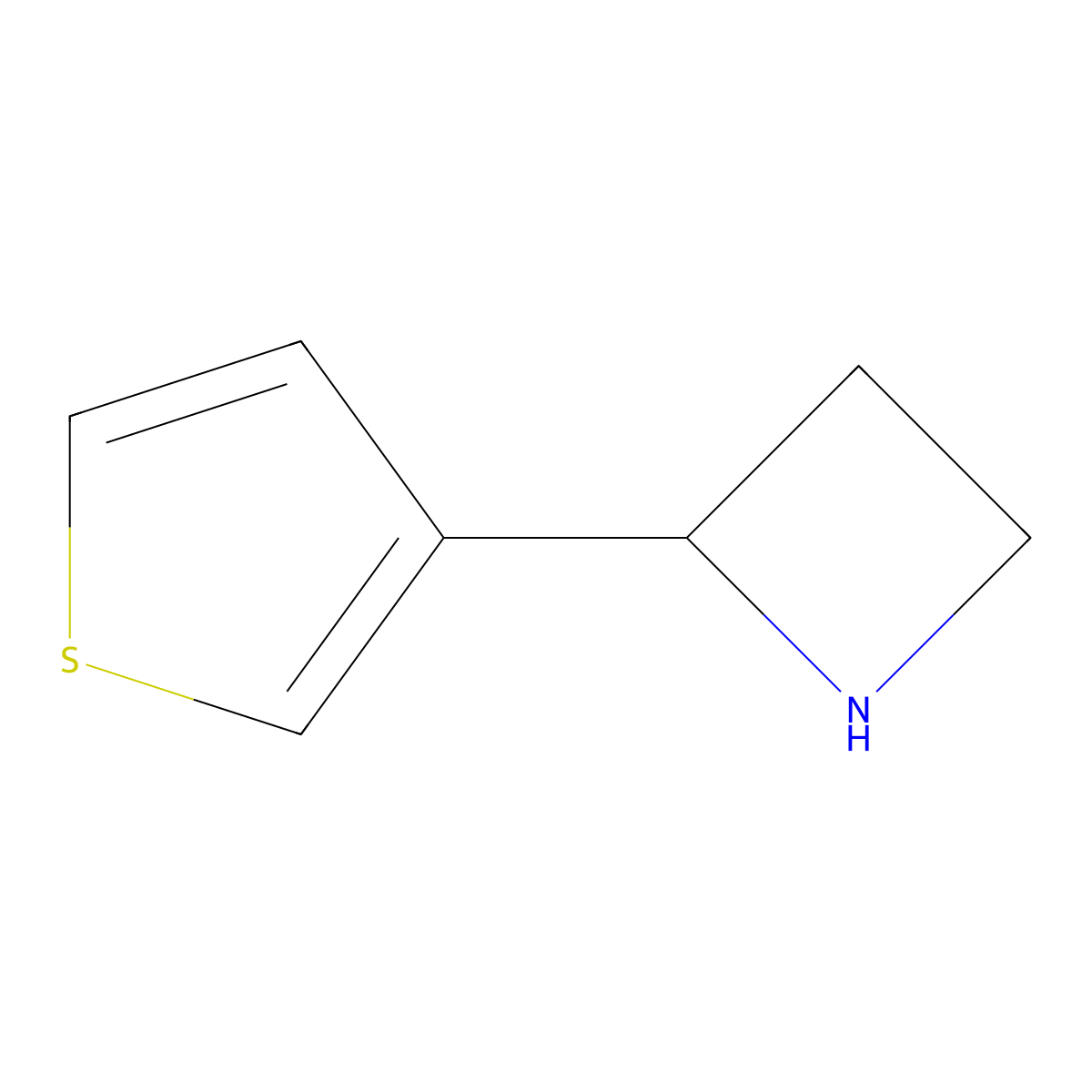 (S)-2-(Thiophen-3-yl)azetidine molecular structure, CAS 1212913-27-3