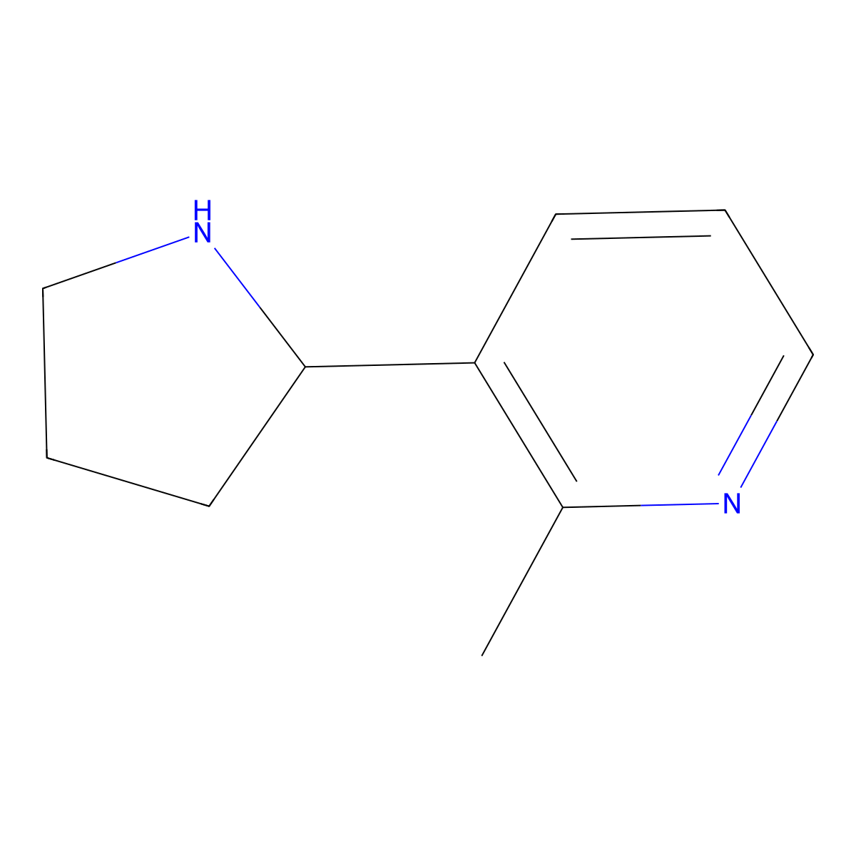 3-((2R)Pyrrolidin-2-yl)-2-methylpyridine molecular structure, CAS 1212913-33-1