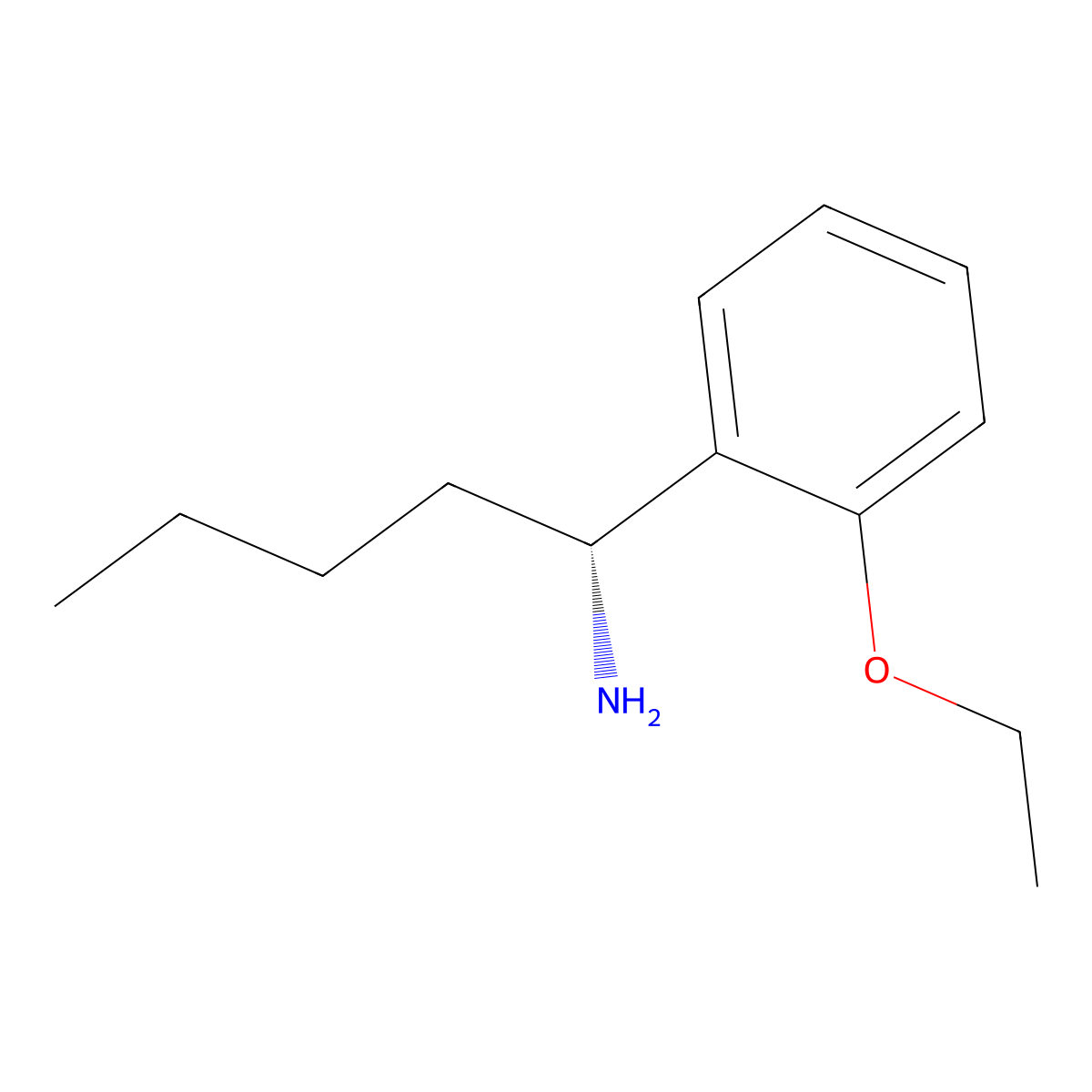 (R)-1-(2-Ethoxyphenyl)pentan-1-amine molecular structure, CAS 1212927-95-1