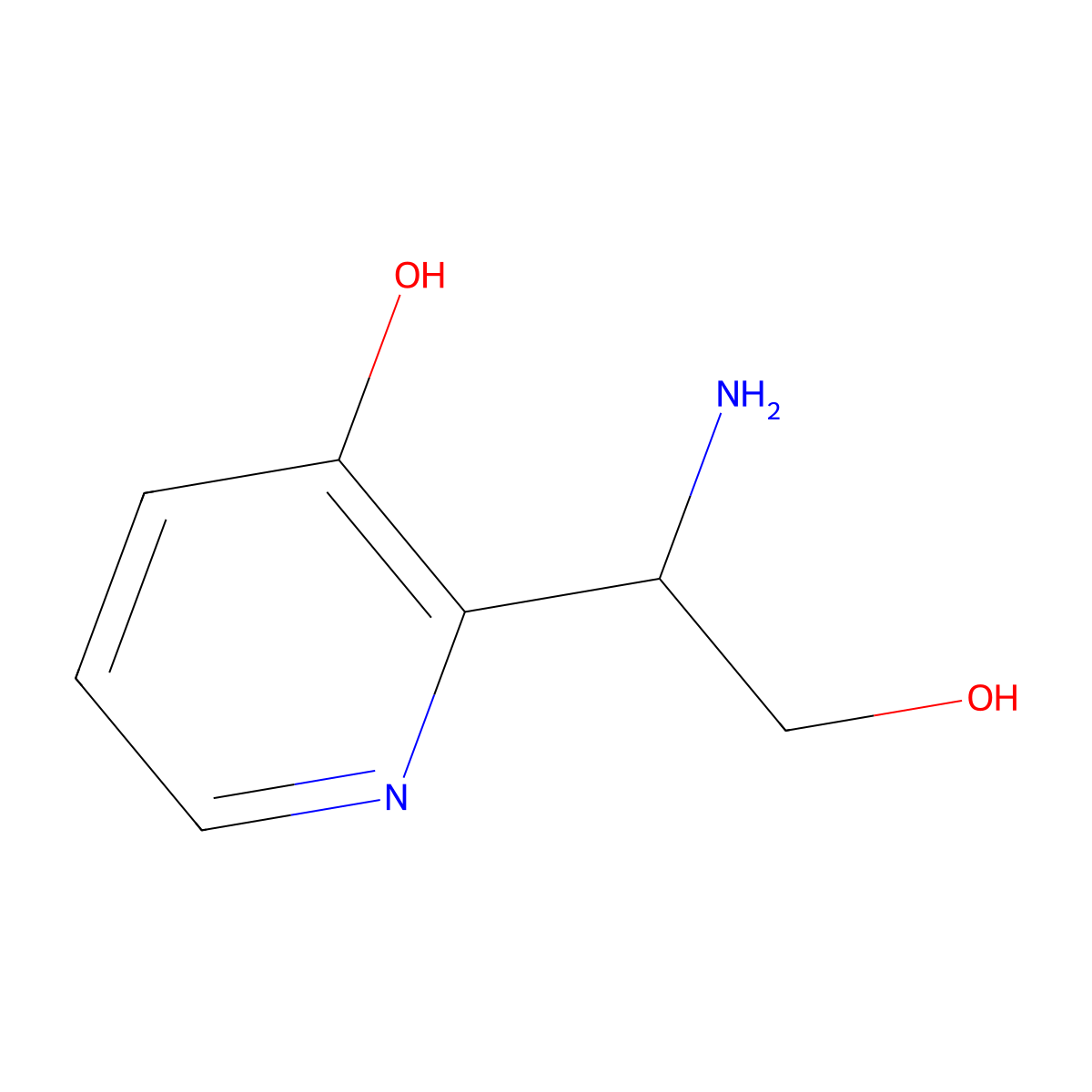 2-((1s)-1-Amino-2-hydroxyethyl)pyridin-3-ol molecular structure, CAS 1212933-17-9