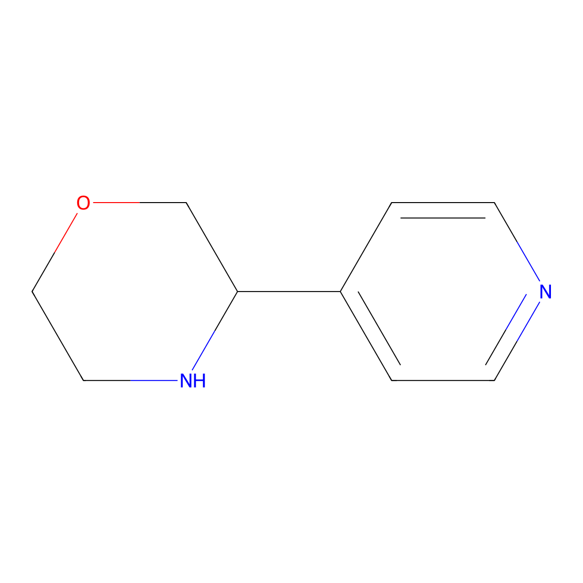 (R)-3-(Pyridin-4-yl)morpholine molecular structure, CAS 1212939-43-9