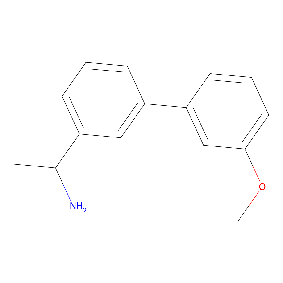 (S)-1-[3-(3-Methoxyphenyl)phenyl]ethylamine molecular structure, CAS 1212940-71-0