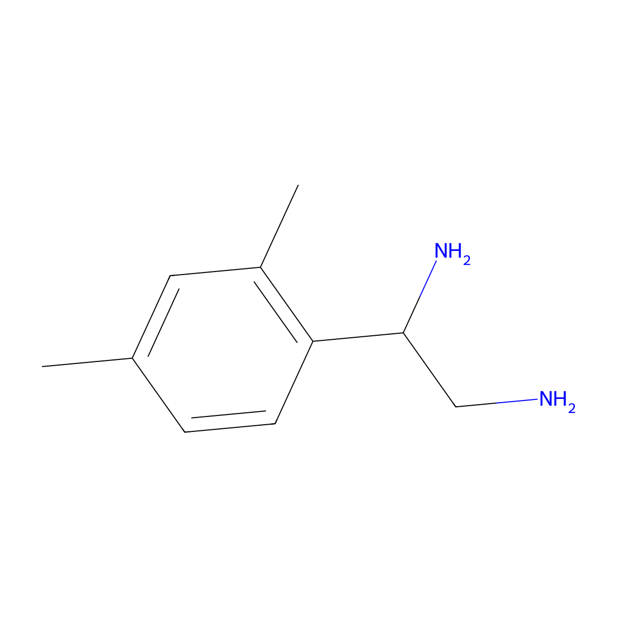 (1S)-1-(2,4-Dimethylphenyl)ethane-1,2-diamine molecular structure, CAS 1212948-04-3