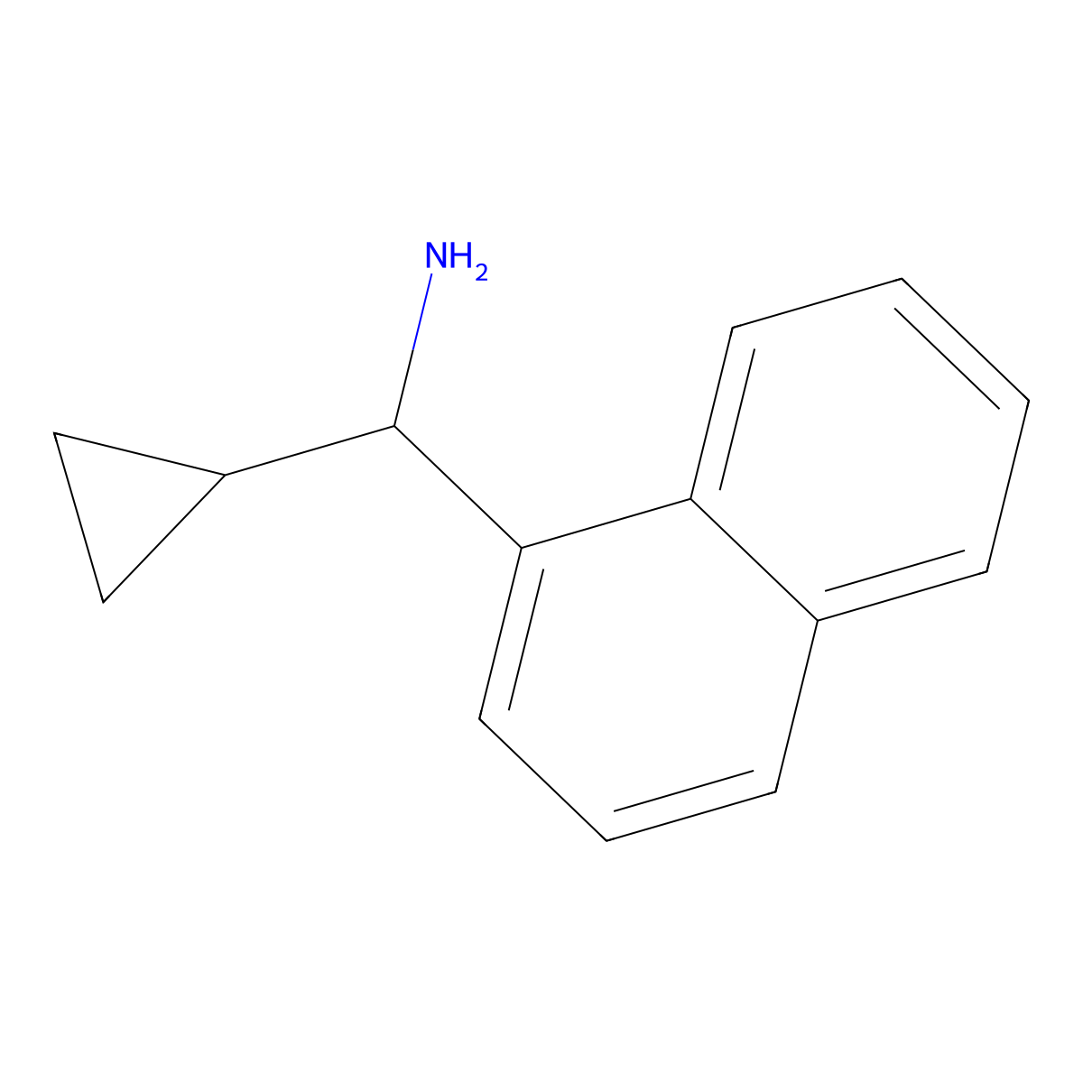 (R)-Cyclopropyl(naphthalen-1-yl)methanamine molecular structure, CAS 1212952-18-5