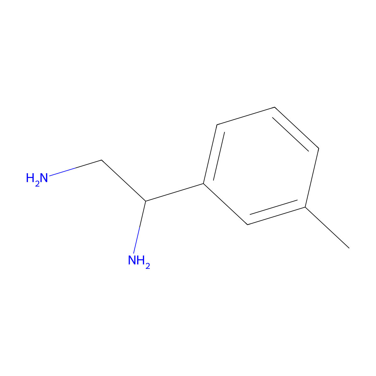 (1R)-1-(3-Methylphenyl)ethane-1,2-diamine molecular structure, CAS 1212982-77-8