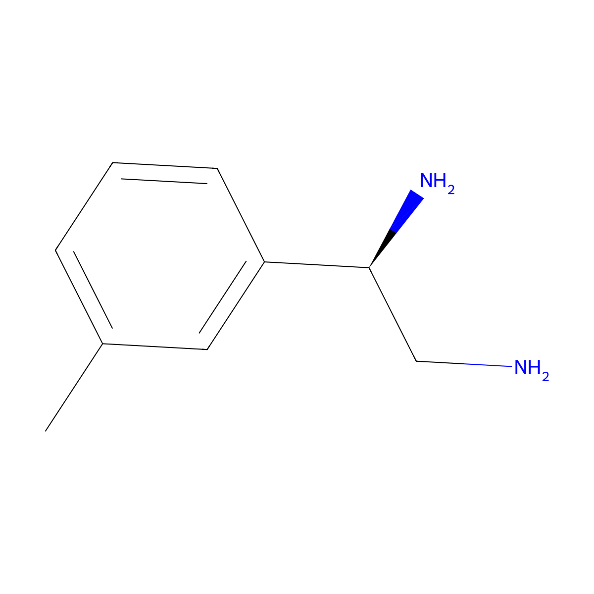 (1R)-1-(3-Methylphenyl)ethane-1,2-diamine molecular structure, CAS 1212982-77-8