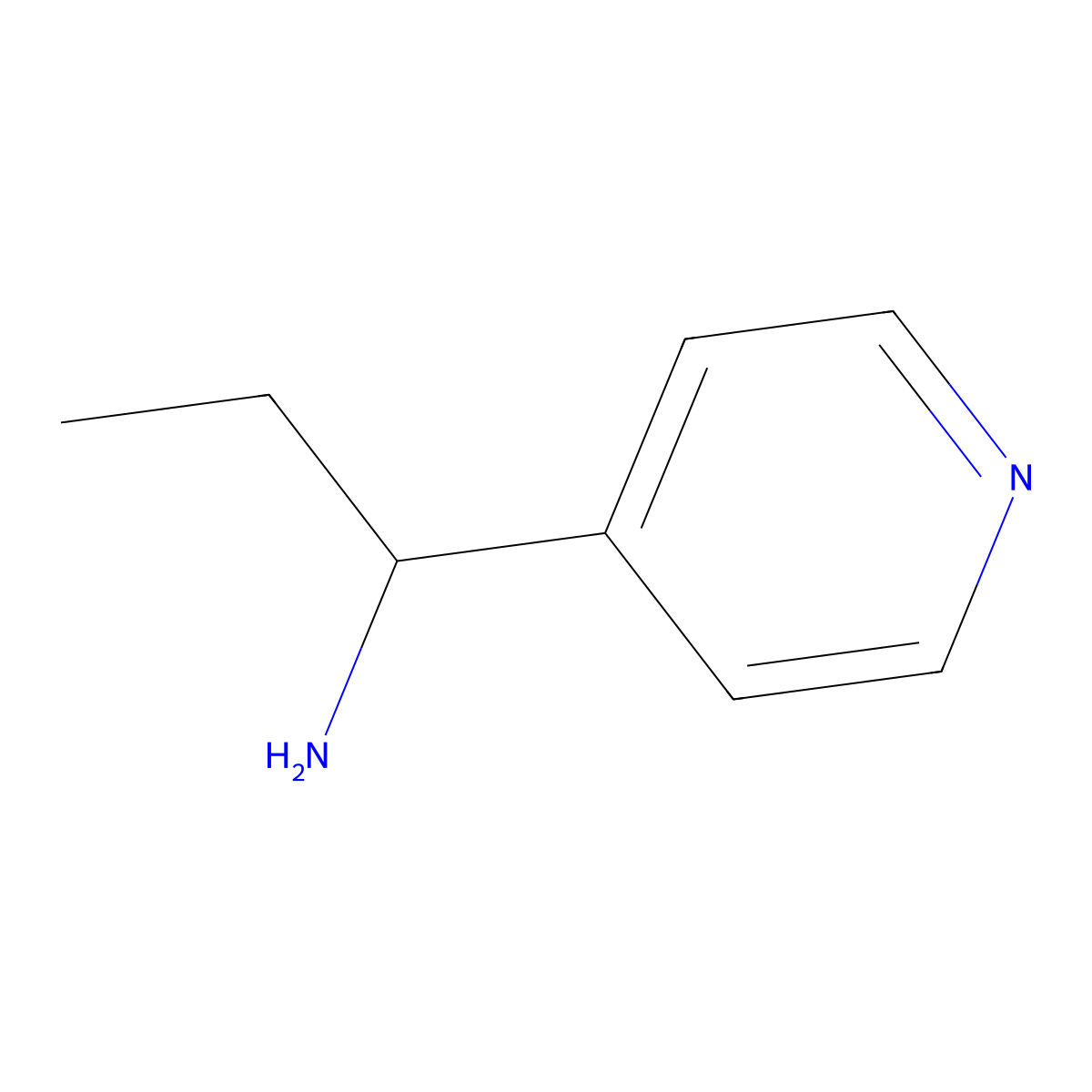 (R)-1-(Pyridin-4-yl)propan-1-amine molecular structure, CAS 1213012-47-5
