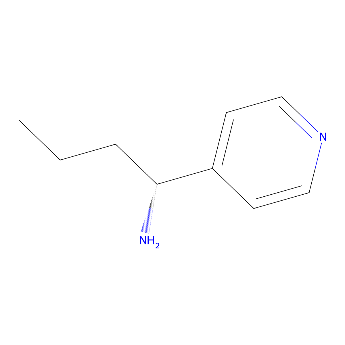 (R)-1-(Pyridin-4-yl)butan-1-amine molecular structure, CAS 1213012-57-7
