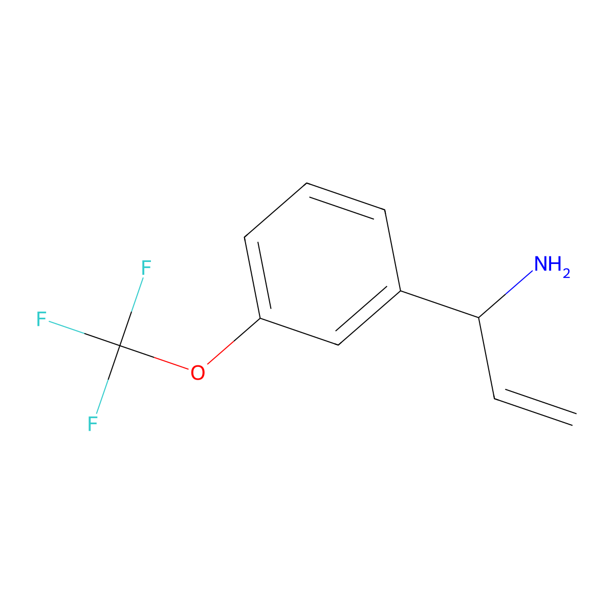 (1R)-1-[3-(Trifluoromethoxy)phenyl]prop-2-enylamine molecular structure, CAS 1213027-79-2