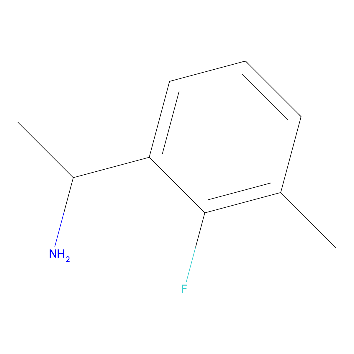 (R)-1-(2-Fluoro-3-methylphenyl)ethan-1-amine molecular structure, CAS 1213036-11-3
