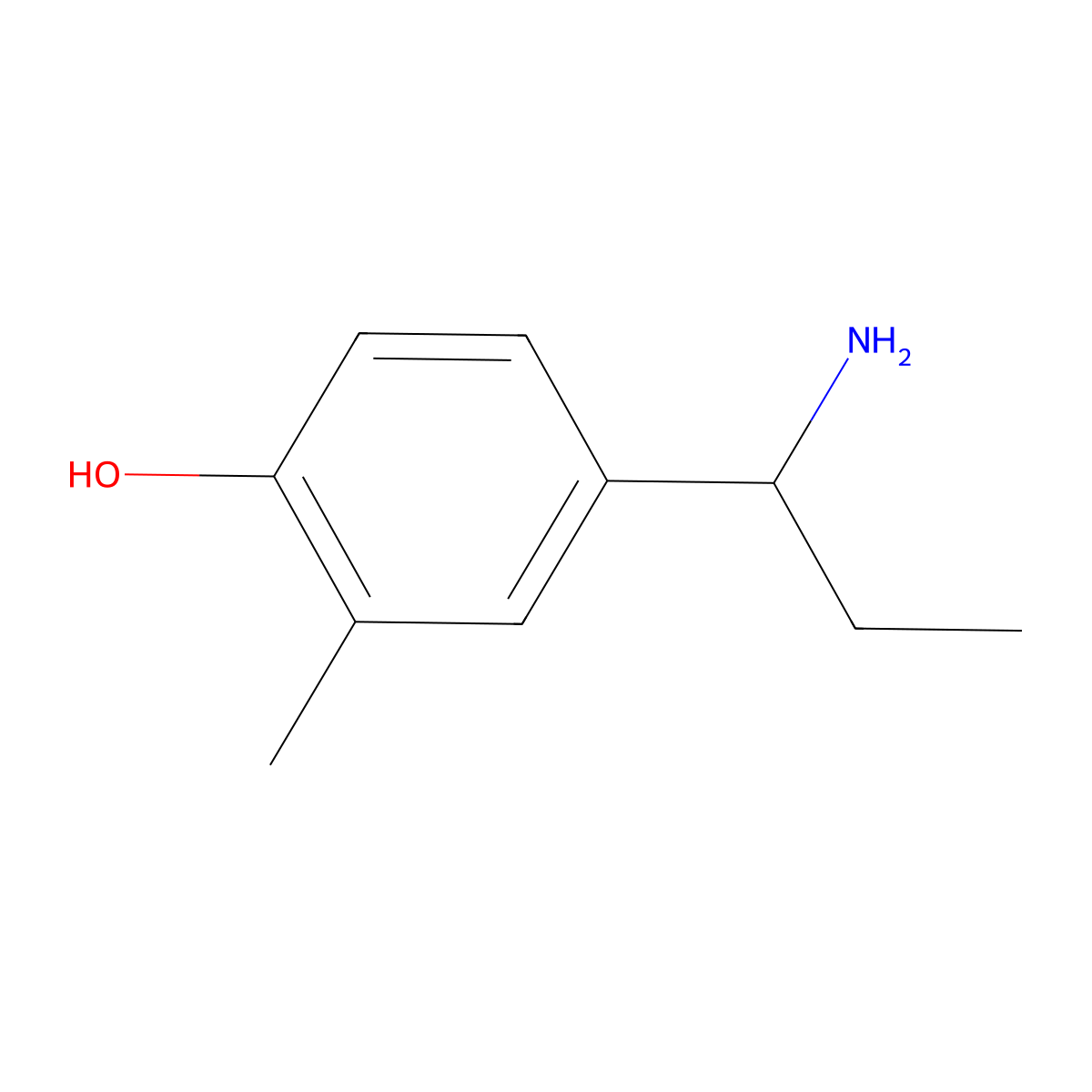 (R)-4-(1-Aminopropyl)-2-methylphenol molecular structure, CAS 1213038-24-4